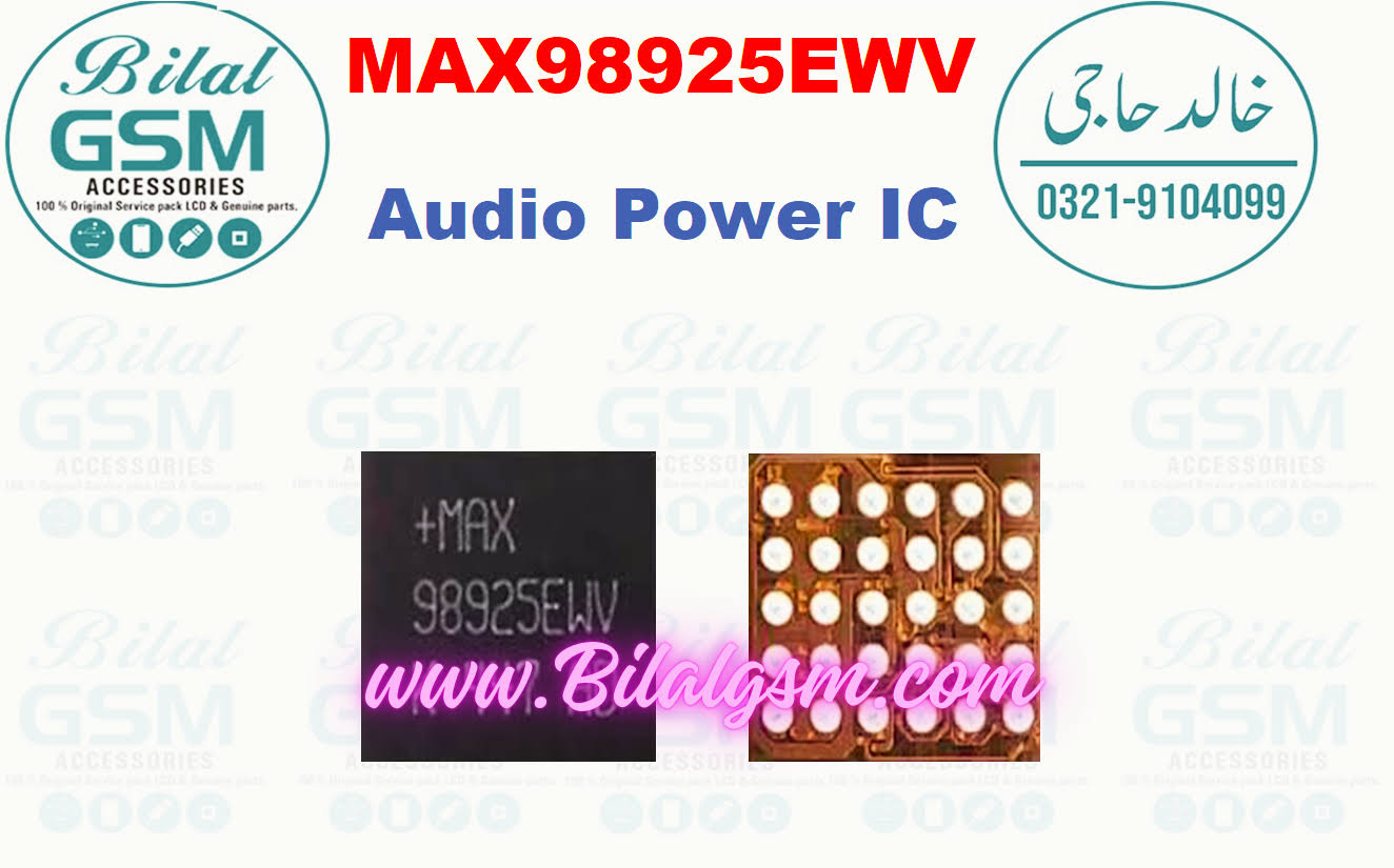 MAX98925EWV IC for Audio Enhancement Huawei P8, Mate8, Honor 7/7i