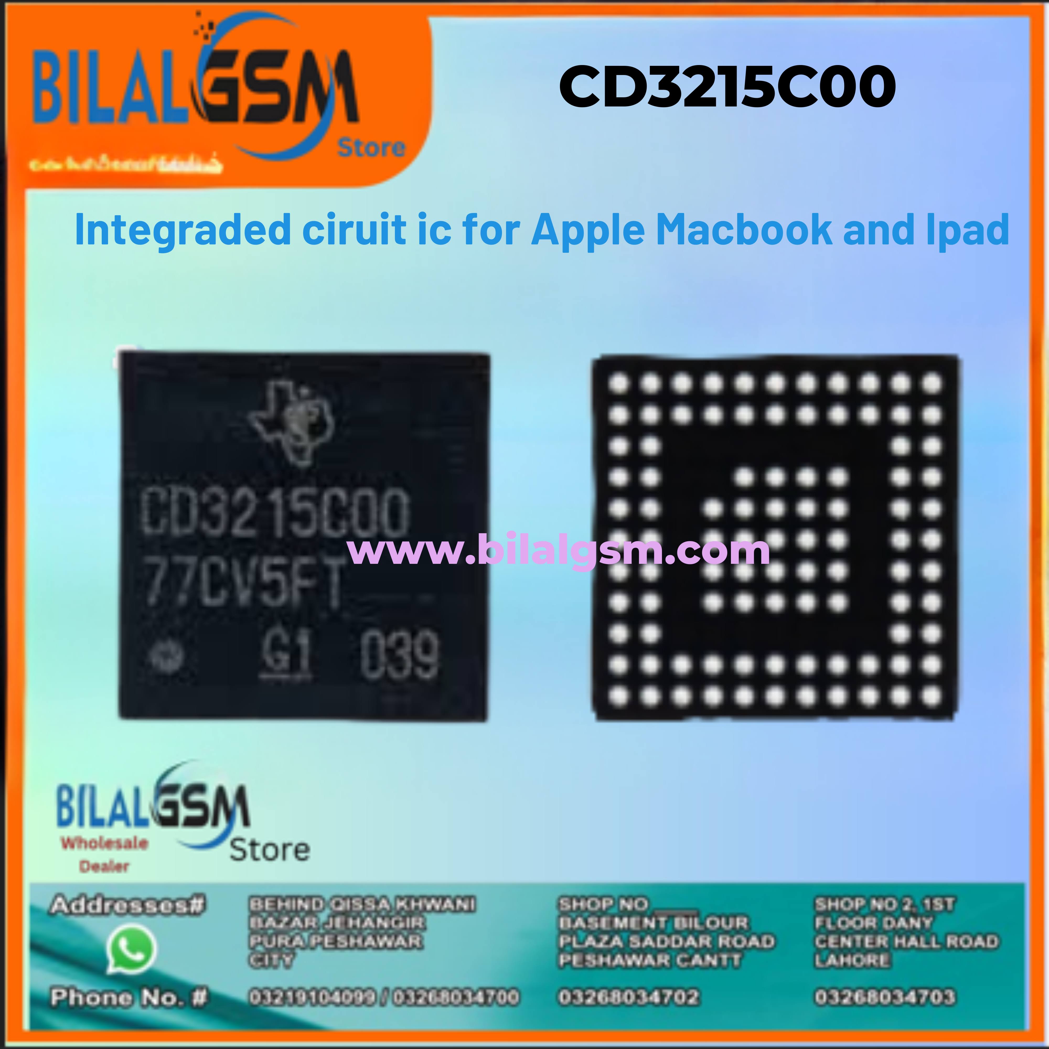 CD3215C00 IC for Apple MacBook & iPad USB-C Power Controller Original IC –
