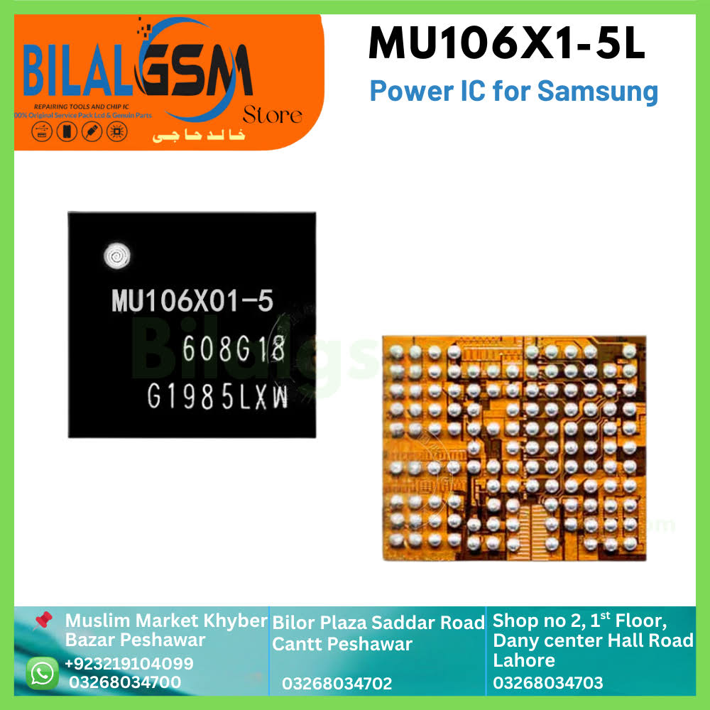 MU106X1-5L Power IC for Samsung S10, A40, A50, A60 -