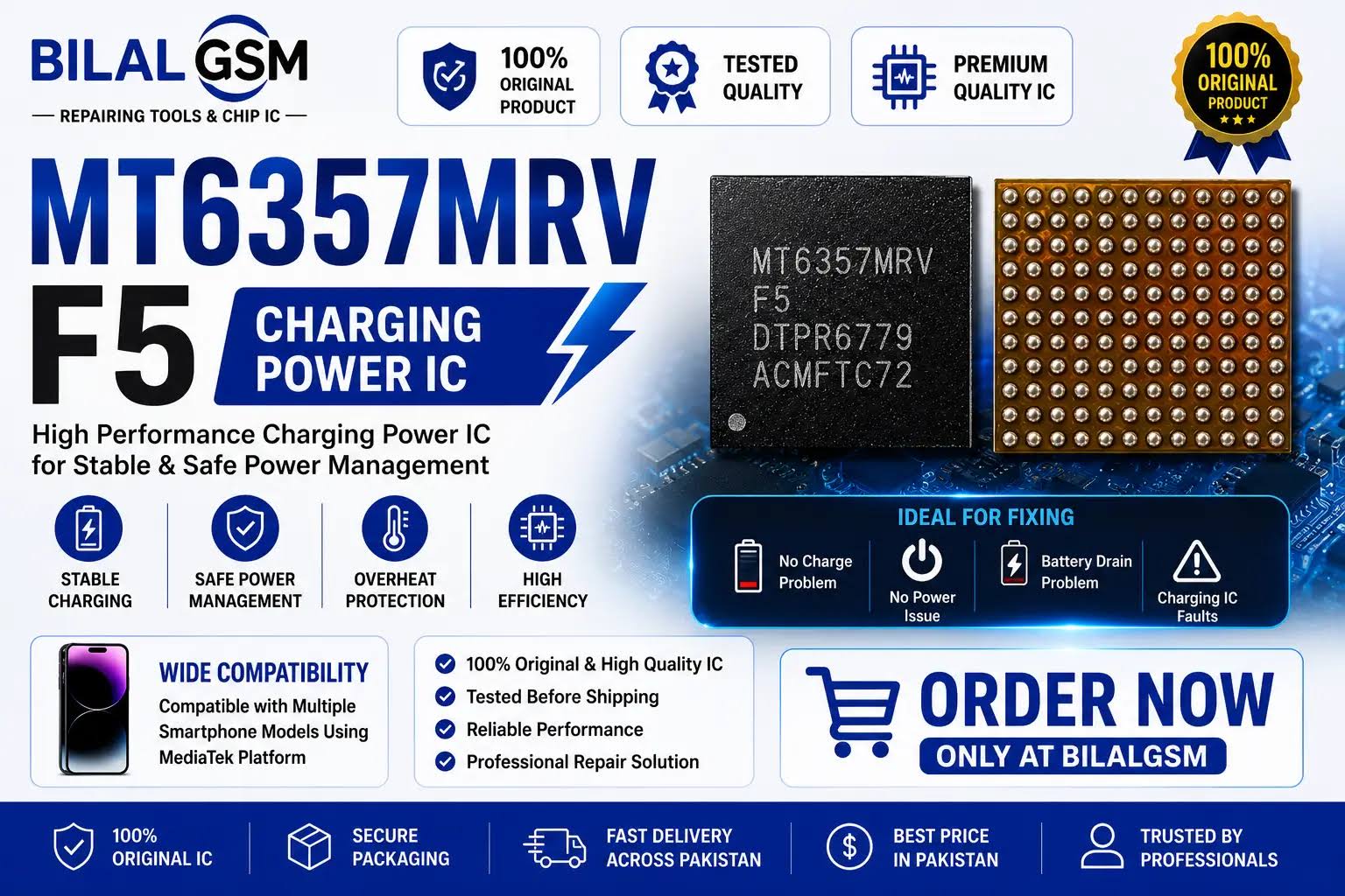MT6357MRV F5 Charging Power IC Charging Power IC