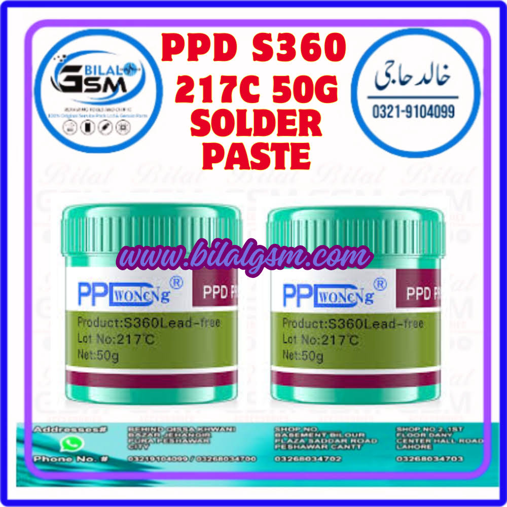 PPD S360 217C Lead-Free Solder Paste - BGA Soldering Flux & Paste -