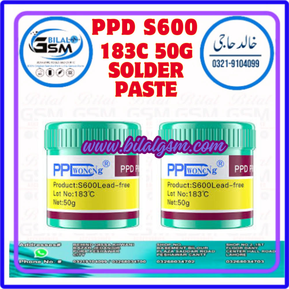 PPD S600 183C Lead-Free Solder Paste - BGA Soldering Flux & Paste -