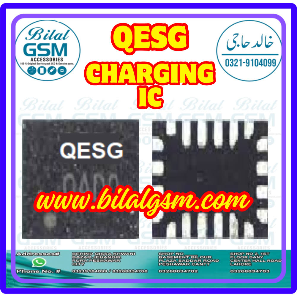 QESG Charging IC for Huawei Honor V40, Redmi Note 8, Xiaomi 9 Pro in Pakistan - BilalGSM