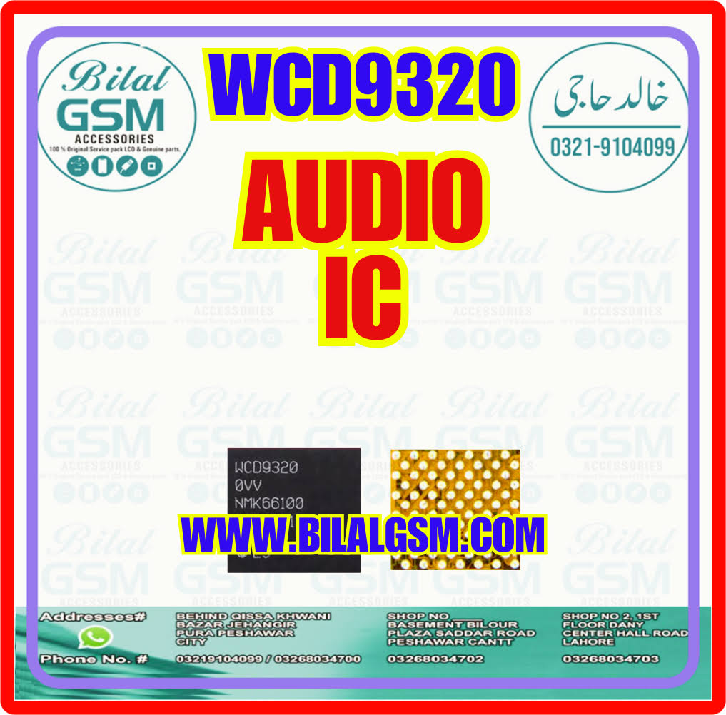 WCD9320 Audio Controller IC Chip for Samsung Galaxy & Xiaomi
