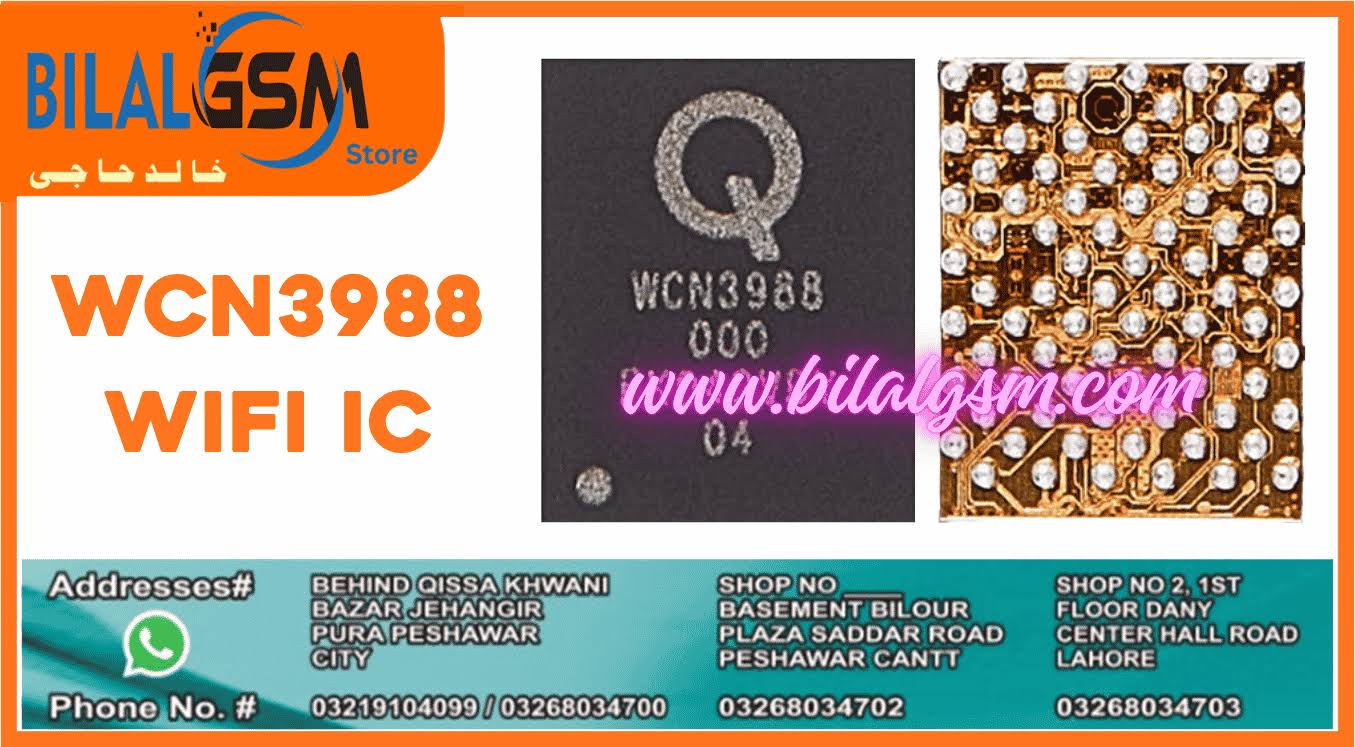 WCN3988 WiFi IC Qualcomm for Samsung A23 5G, A52 4G/5G, A72, A42