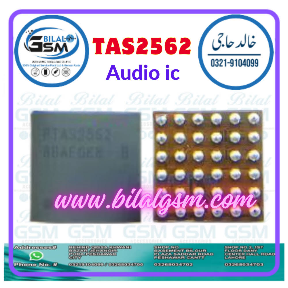 TAS2562 Audio IC Codec Sound Amplifier Chip in Pakistan - BilalGSM AUDIO RINGER CODIC IC