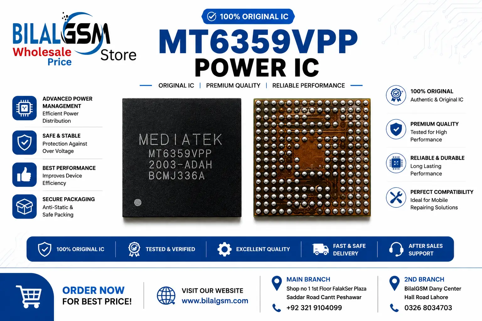 Xiaomi MT6359VPP Power IC for Xiaomi Note 8 Pro –