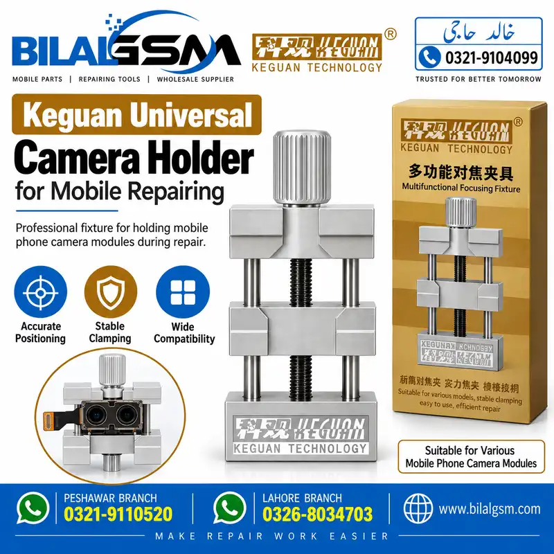 Keguan Universal Front and Back Camera Holder for Mobile Phone Repair