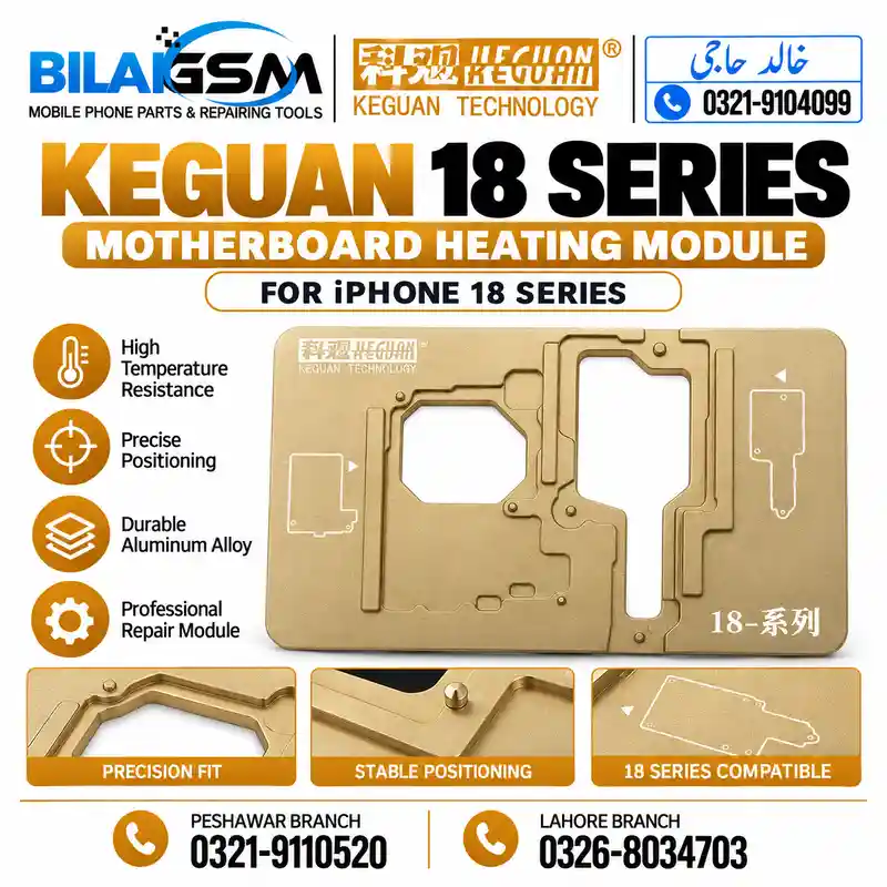 Keguan iPhone 18 Series Motherboard Heating Module for PCB IC Repair Preheating