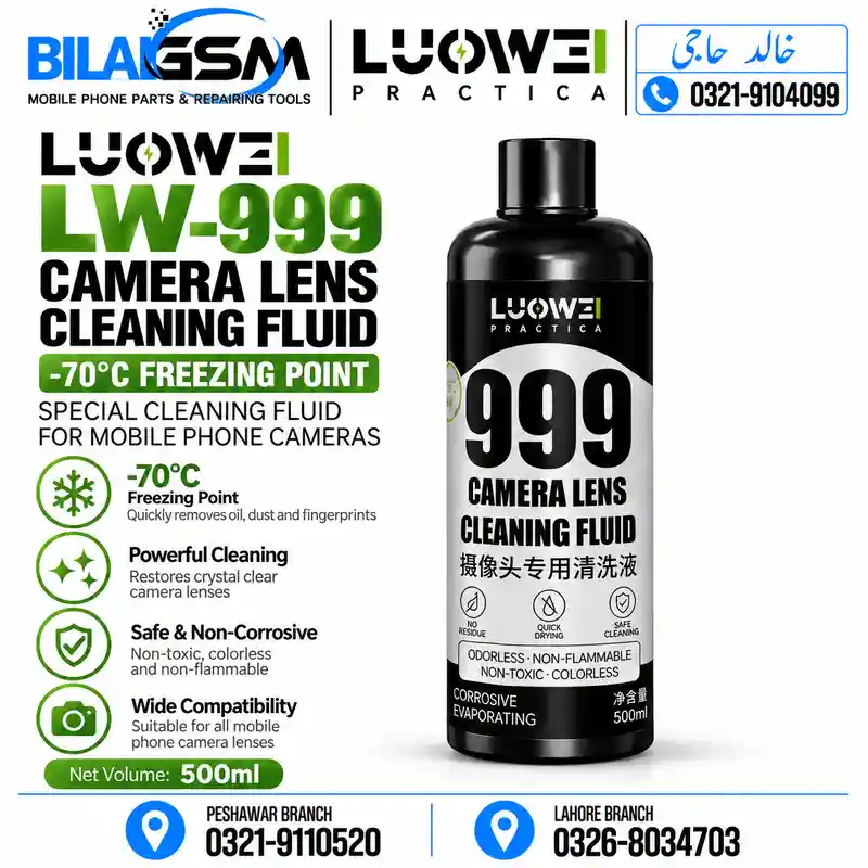 LUOWEI LW-999 Camera Lens Cleaning Fluid for iPhone Android Camera Repair
