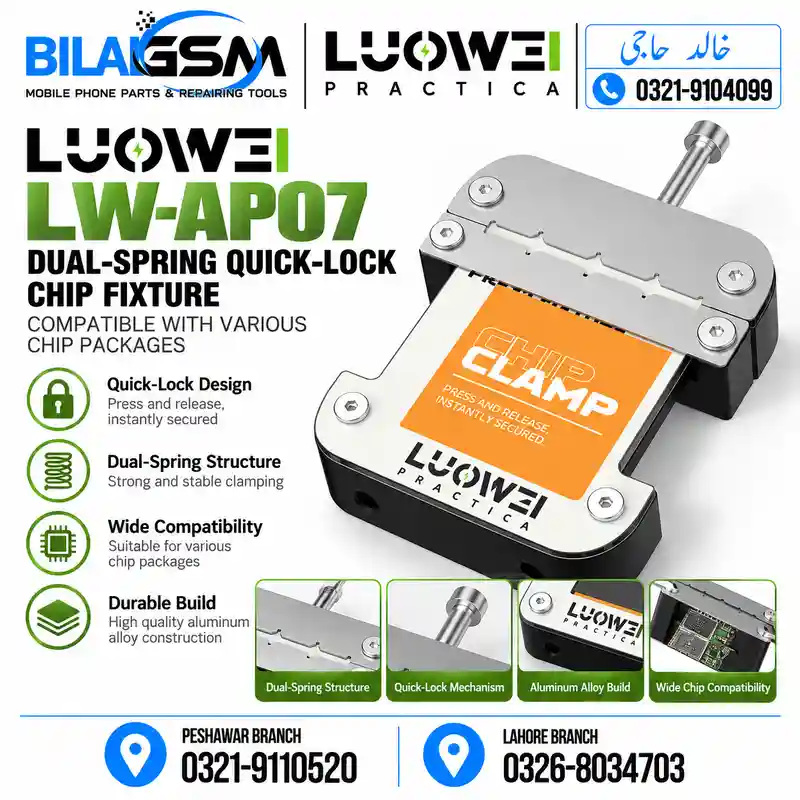Luowei LW-AP07 Dual Spring Quick Lock Chip Fixture for IC BGA Repair