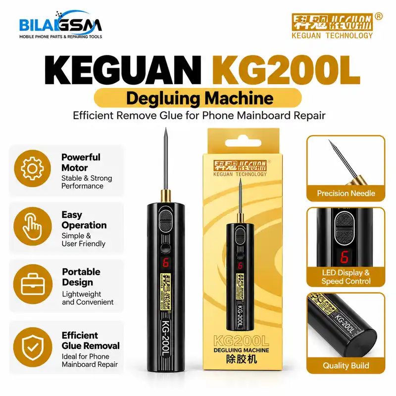 KEGUAN KG200L Degluing Machine Powerful Motor for Phone Mainboard Glue Removal
