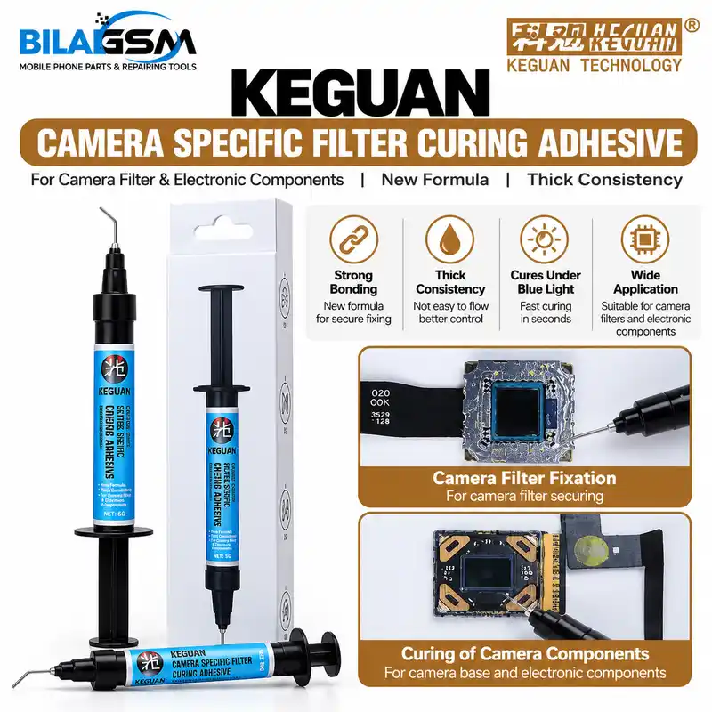 KEGUAN Camera Specific Filter Curing Adhesive UV Glue for IR Filter Repair