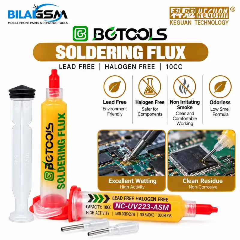 BGTOOLS Soldering Flux Paste for BGA & SMD Repair - Lead-Free Halogen-Free No-Clean