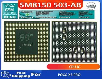 Xiaomi SM8150 503-AB CPU Xiaomi Mi9 K20Pro SM8150 503-AC CPU Xiaomi Mi9 K20Pro Emmc & RAM CHIP
