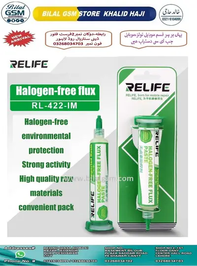 Relife Relife RL-422-IM lead-free Halogen-Free Solder Paste Flux Special BGA SOLDERING FLUCKS AND BGA PASTE