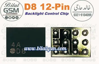D8 lm3697 12-Pin LED Light IC for OPPO A57, R9SK, R9 Plus & Vivo -