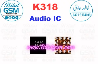 K318 Audio IC for Redmi 4A, Note 4X –