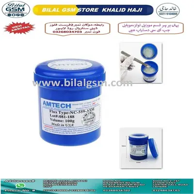 AMTECH NC-559-ASM Solder Flux Solder Paste 100gm BGA SOLDERING FLUCKS AND BGA PASTE