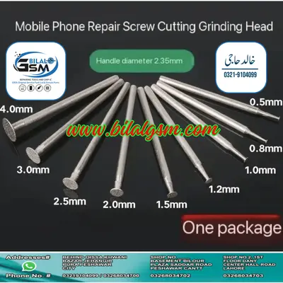 9PCS 9 in one Diamond Grinding Bit Tool Set for Screen, PCB & CPU Repairs –
