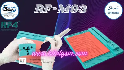 RF4 RF-MO3 Multifunctional Microscope Base Best Mobile Phone Repair Tool Repairing Mate/Rabber Pad