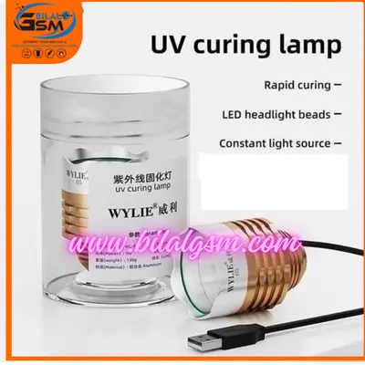 WYLIE B5 5V USB UV Glue Lamp | LED Ultraviolet Green Oil Curing Light for Phone Repair MICROSCOPE,CAMERA, STAND & LED LIGHT, Lighted Magnifying Glass