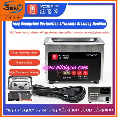 YCS-C08 Ultrasonic Portable Cleaning Machine – Compact Jewelry & Phone Parts Cleaner Cleaning Tools