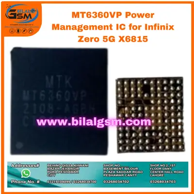 MT6360VP Power Management IC for Infinix Zero 5G X6815 – Charging & Power IC Replacement POWER SUPPLY MANAGEMENT IC