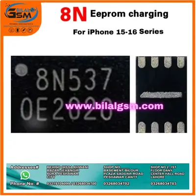 iPhone 15 Series EEPROM & Charging Power IC Kit – Fix No-Charge / No-Power Issues BilalGSM Charging Power IC