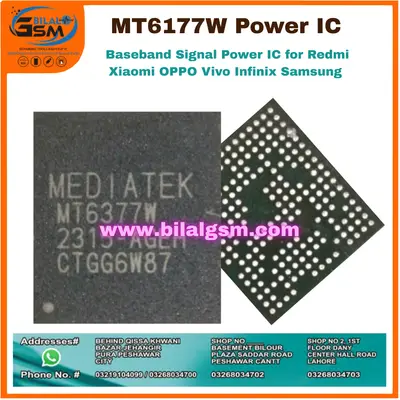 MT6177W IC – Original used Baseband Power Chip for Redmi, Xiaomi, OPPO, Samsung Charging Power IC