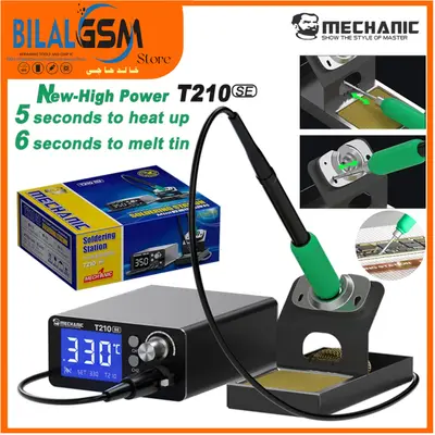 T210SE Mechanic C210 High Power Digital Display Soldering Station – 50W Thermostatic Iron SOLDERING IRON TIPS
