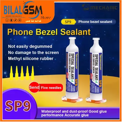 SP9 Mechanic Special Sealant White Adhesive Glue 30CC – Waterproof LCD Screen Repair Glue BGA SOLDERING FLUCKS AND BGA PASTE
