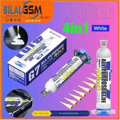 G7 MECHANIC 4-in-1 White All-Purpose Glue Fast-Dry Mobile Phone Repair Adhesive BGA SOLDERING FLUCKS AND BGA PASTE