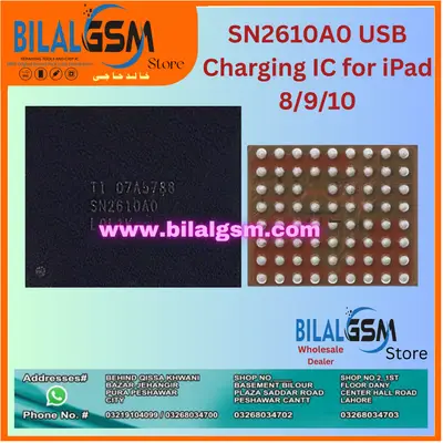 SN2610A0 USB Charging IC for iPad 8/9/10 – Original Power Repair Chip Charging Power IC