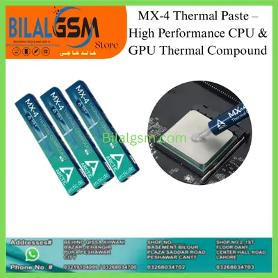 MX-4 Thermal Paste – High Performance CPU & GPU Thermal Compound | BilalGSM tools and harware