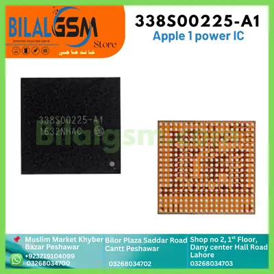 Apple 338S00225-A1 IC for iPhone 7, 7 Plus, 7G, 7P – Big Power PMU Main Power Supply Chip POWER SUPPLY MANAGEMENT IC