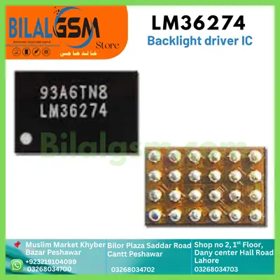 LM36274 Backlight Driver IC for Samsung & Huawei Android BACK LIGHT DISPLAY LIGHT AND COIL IC