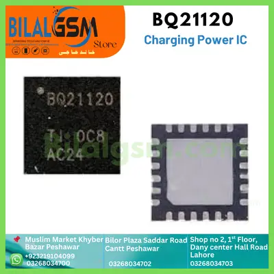 BQ21120 Charging IC for Tecno, Infinix, Oppo, Vivo & Redmi Charging Power IC