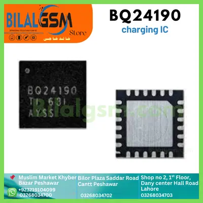 BQ24190 Charging IC for Tecno, Infinix, Oppo, Vivo & Redmi Charging Power IC
