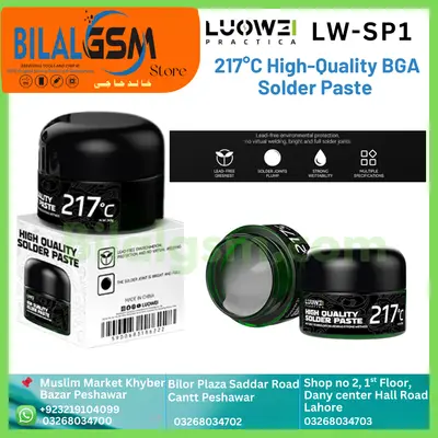 Louwei LW-SP1 217° high quality solder paste BGA SOLDERING FLUCKS AND BGA PASTE