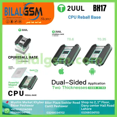 2UUL BH17 CPU REBALL BASE Magnetic Dual-Sided Reballing Platform Set Motherboard Multifunctional Fixture